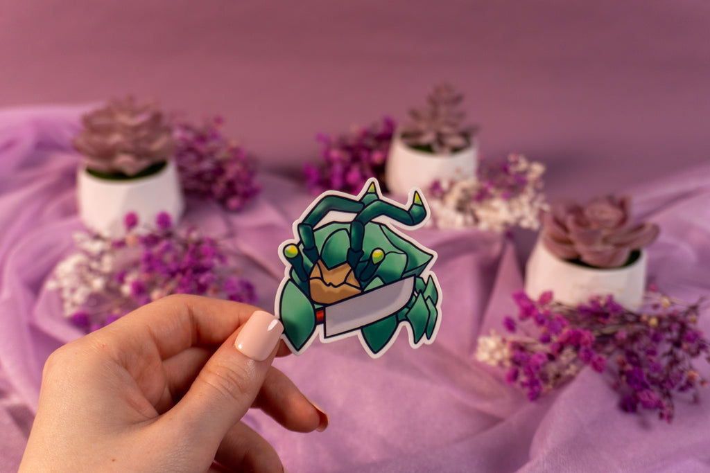 Scuttler Gentleman Crab Sticker