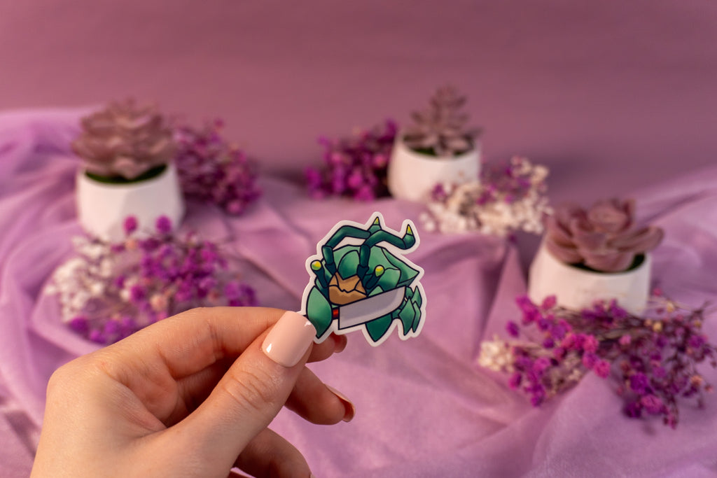 Scuttler Gentleman Crab Sticker