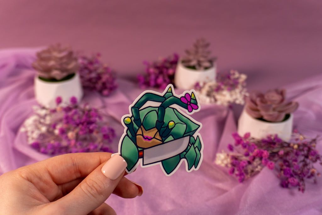 Scuttler Lady Crab Sticker