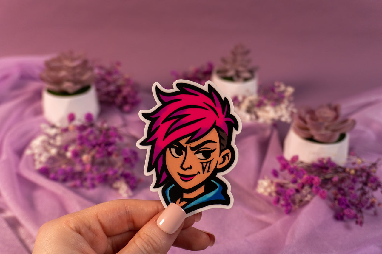 Vi Smiley Sticker
