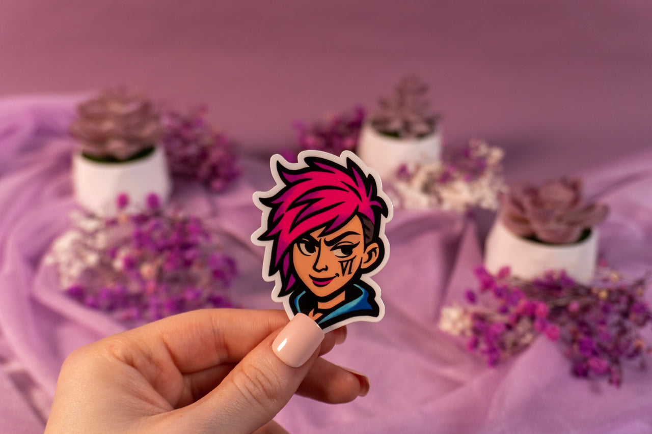Vi Smiley Sticker