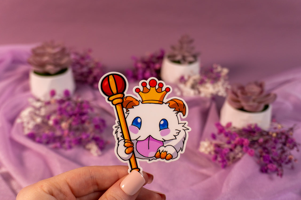 Royal Poro King Sceptre Sticker