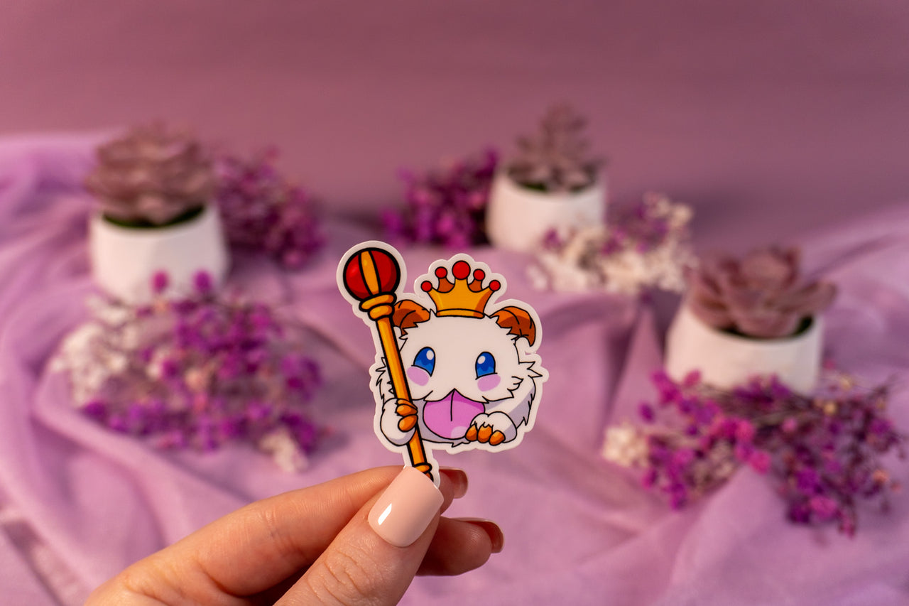 Royal Poro King Sceptre Sticker