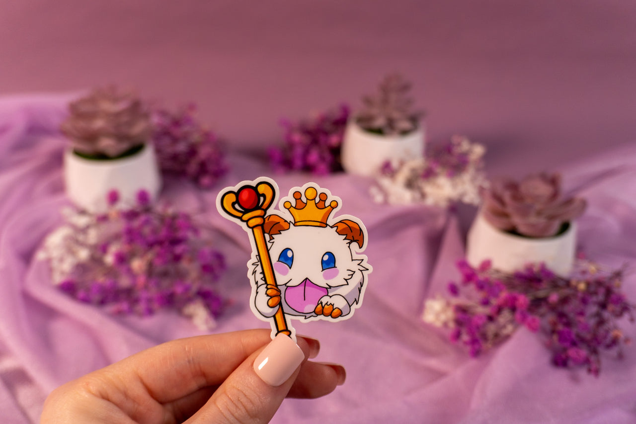 Royal Poro Queen Sceptre Sticker