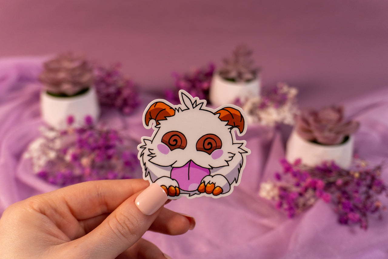 Poro Cookie Eyes Sticker