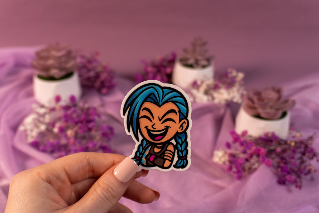 Jinx Happy Sticker