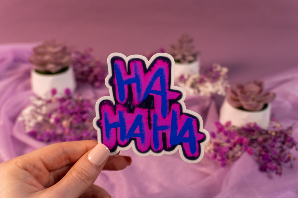 Jinx Graffiti HAHAHA Sticker
