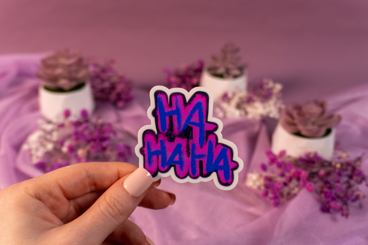 Jinx Graffiti HAHAHA Sticker