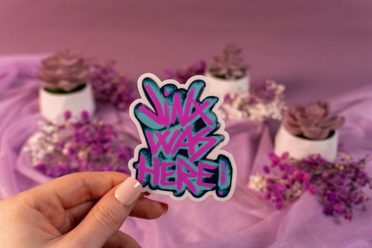 Jinx Graffiti Jinx Was Here Sticker