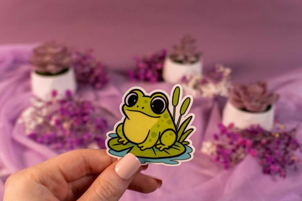 Toad Green Sticker