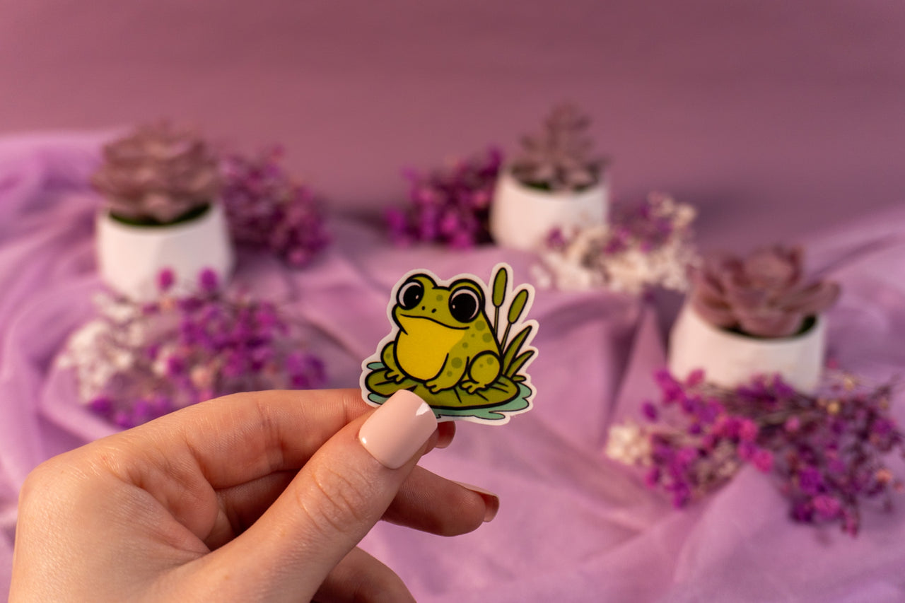 Toad Green Sticker