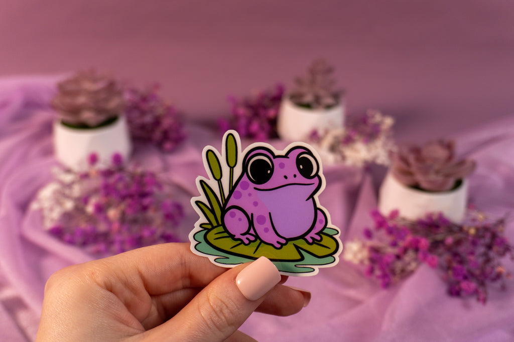 Toad Pink Sticker
