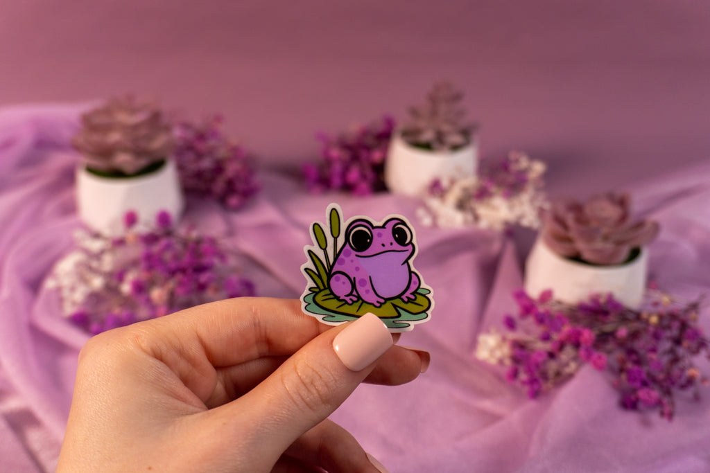 Toad Pink Sticker