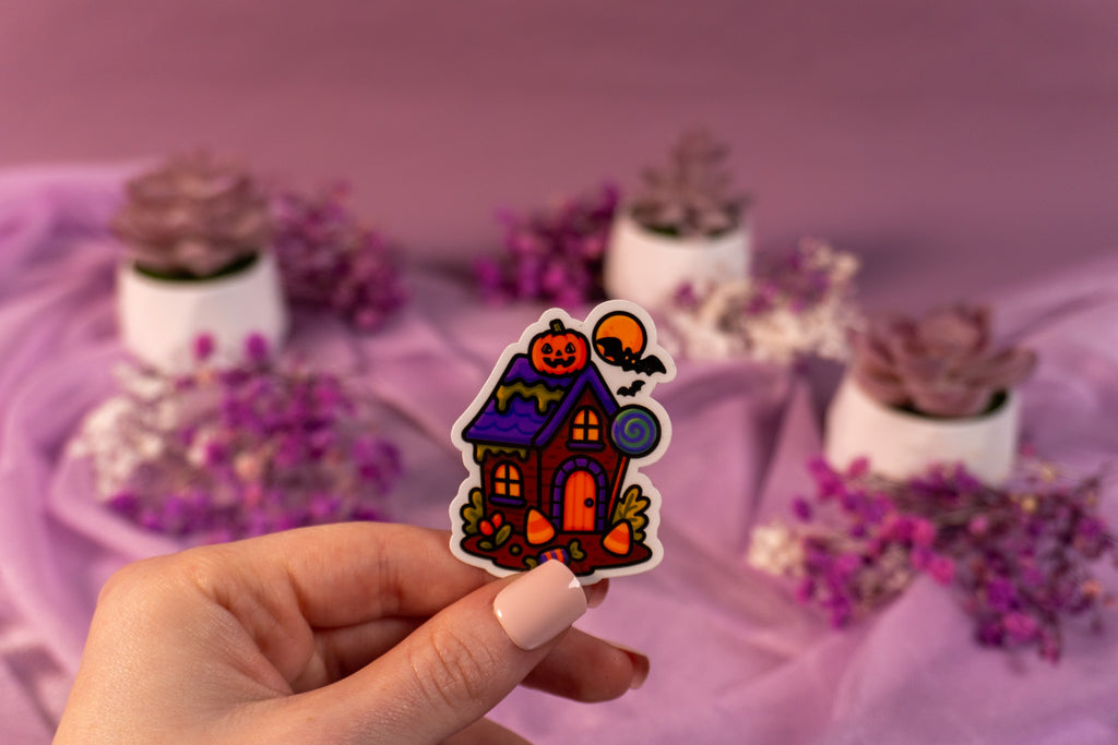 Haunted Candy House Sticker