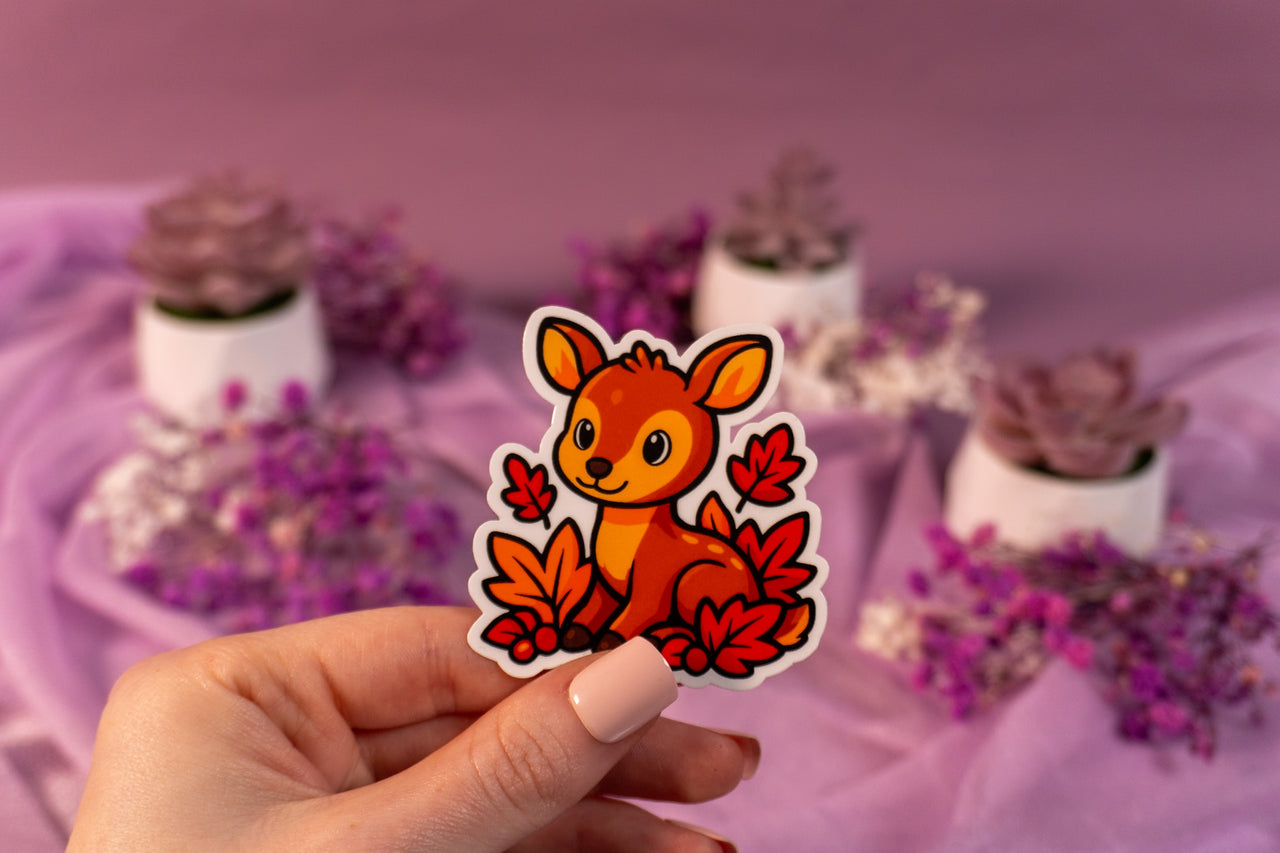 Autumn Deer Sticker