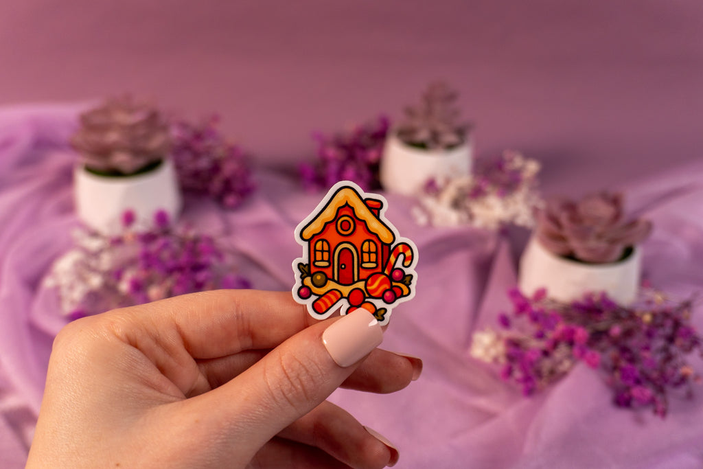 Gingerbread House Sticker