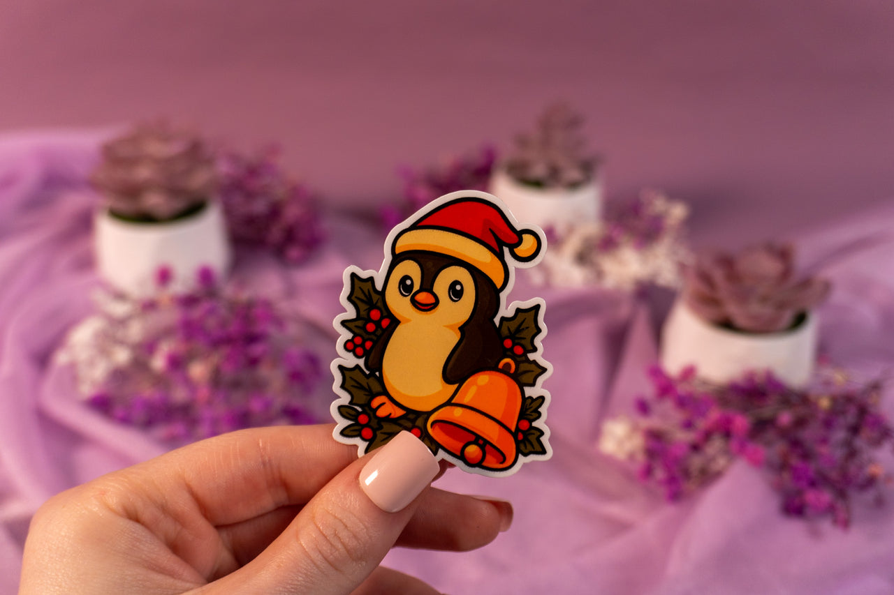 Christmas Penguin Sticker