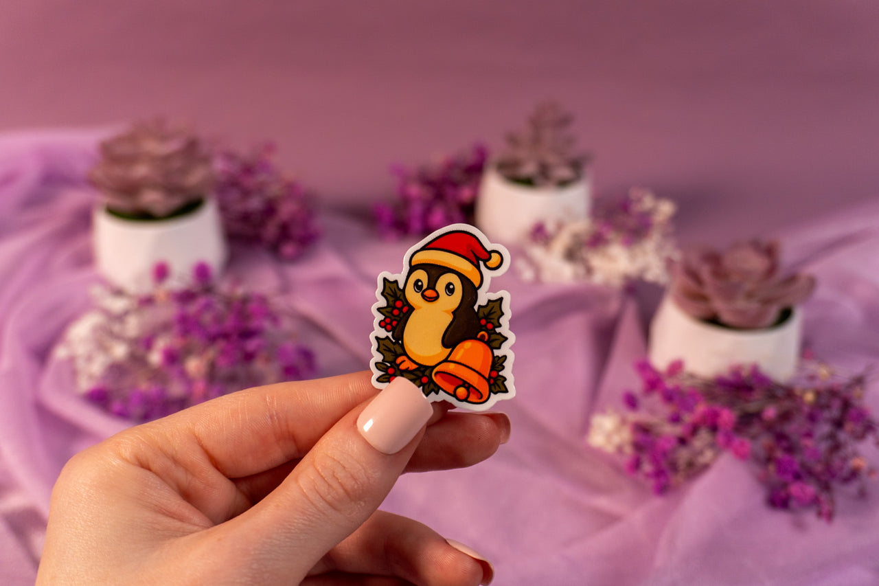 Christmas Penguin Sticker