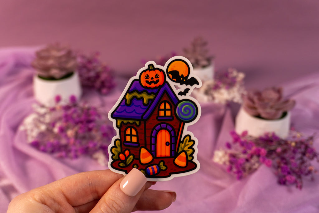Haunted Candy House Sticker