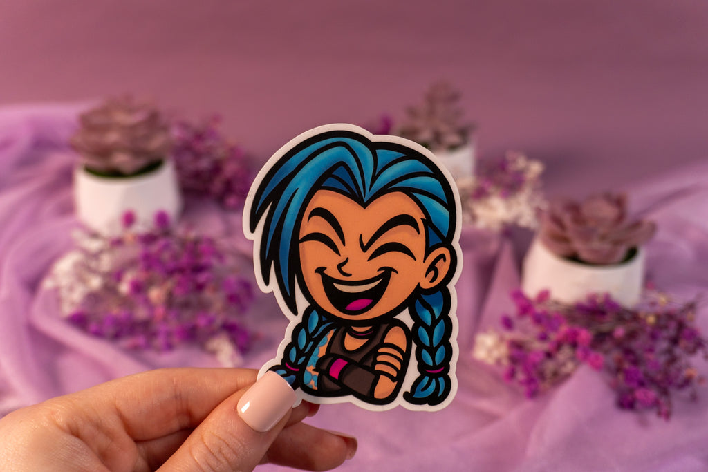 Jinx Happy Sticker