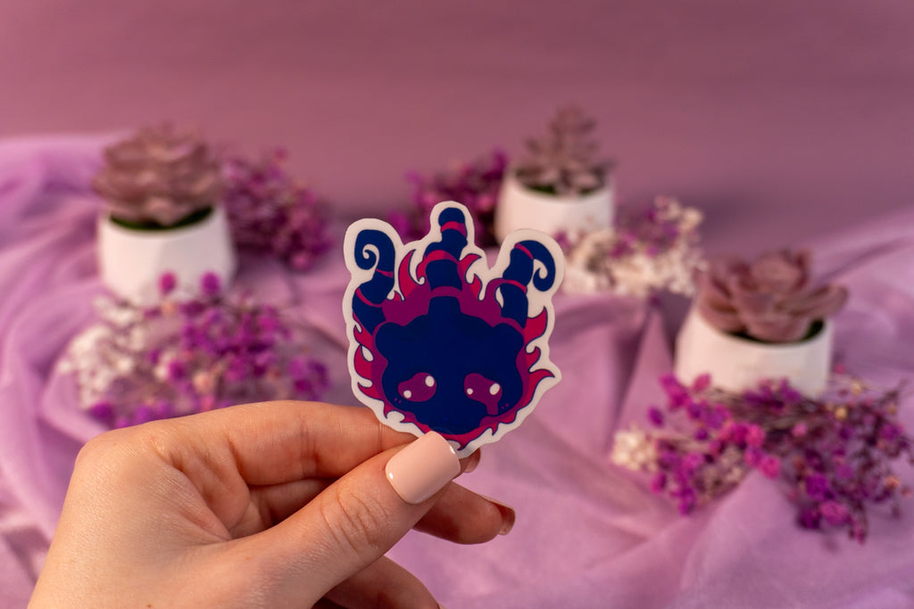 Thresh Purple Sticker