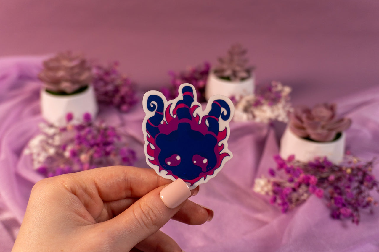 Thresh Purple Sticker