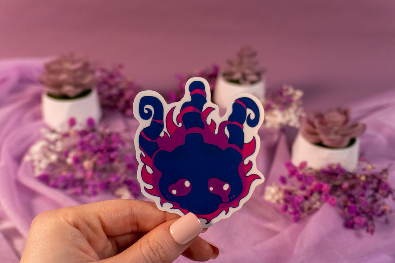 Thresh Purple Sticker