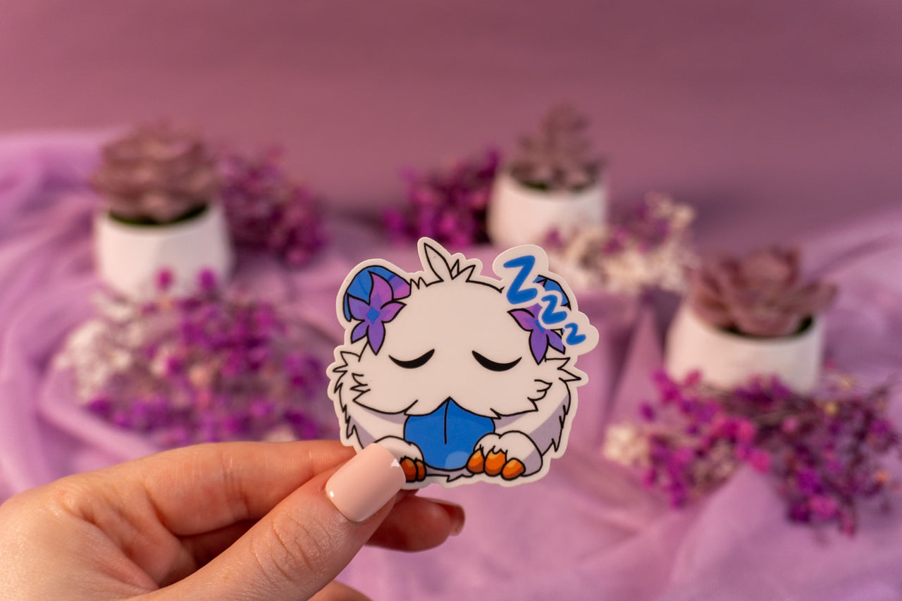 Spirit Blossom Sleeping Poro Sticker