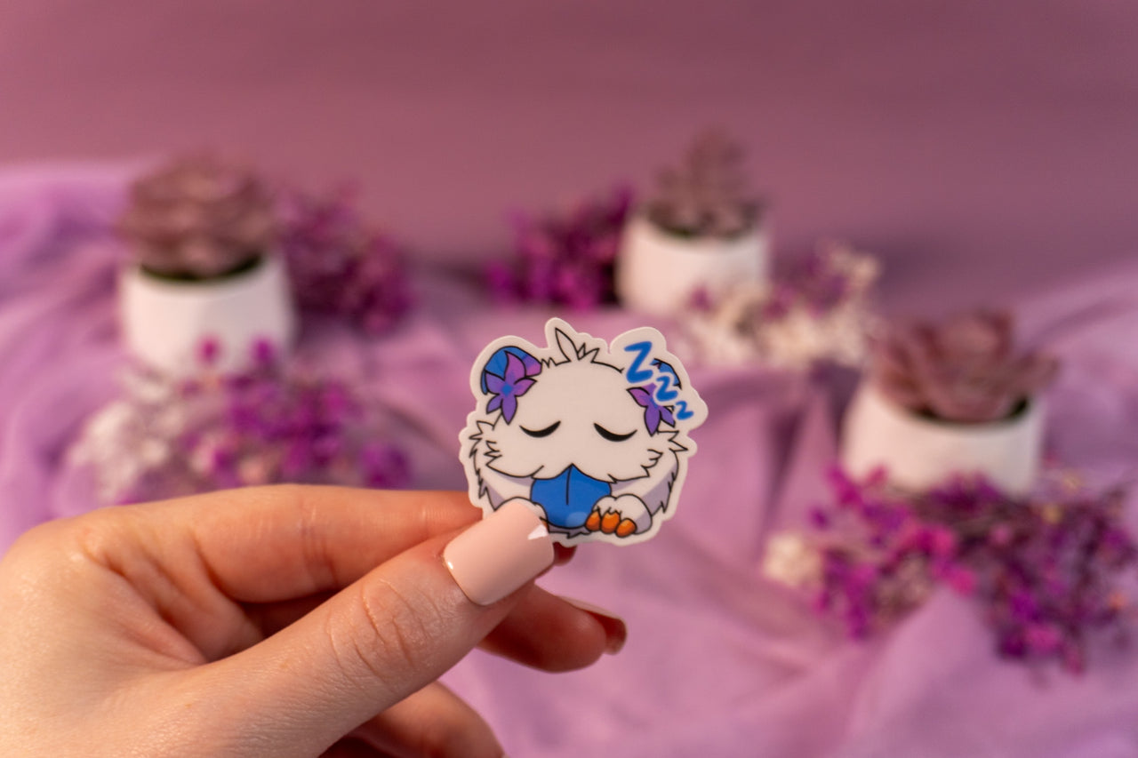 Spirit Blossom Sleeping Poro Sticker