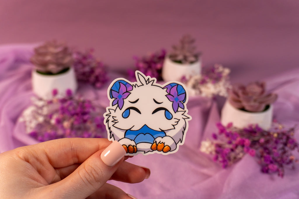 Spirit Blossom Crying Poro Sticker