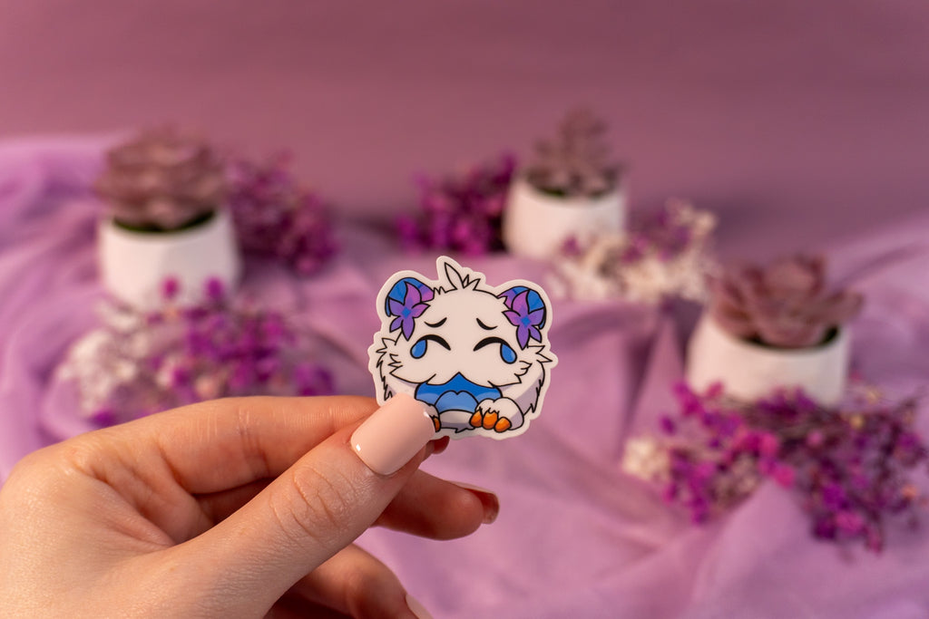 Spirit Blossom Crying Poro Sticker