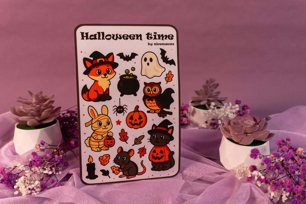 Halloween Time Sticker Sheet