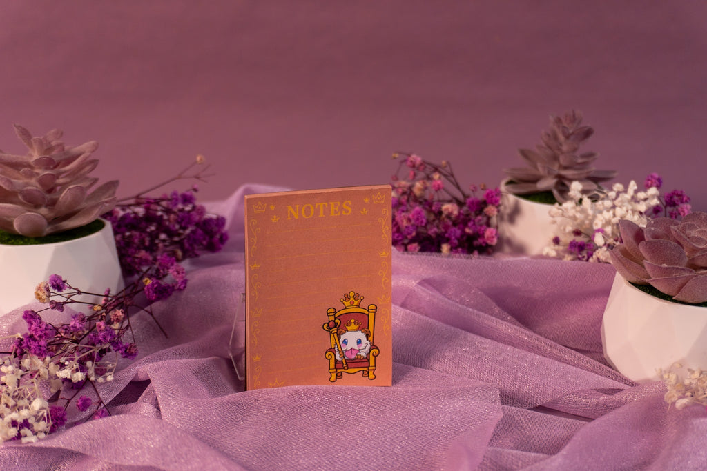 Royal Poro Queen Throne Notepad
