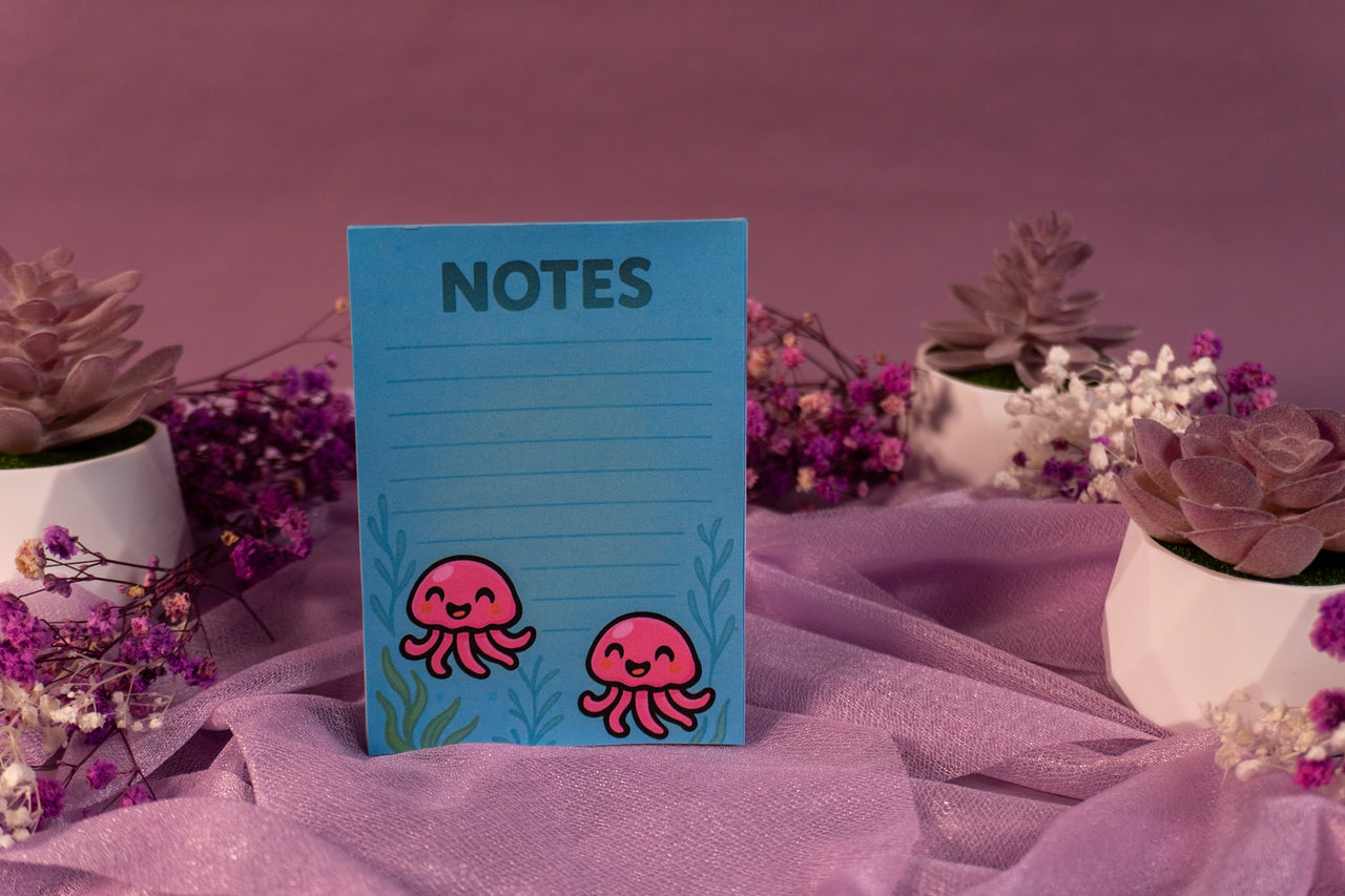 Ocean Jellyfish Notepad