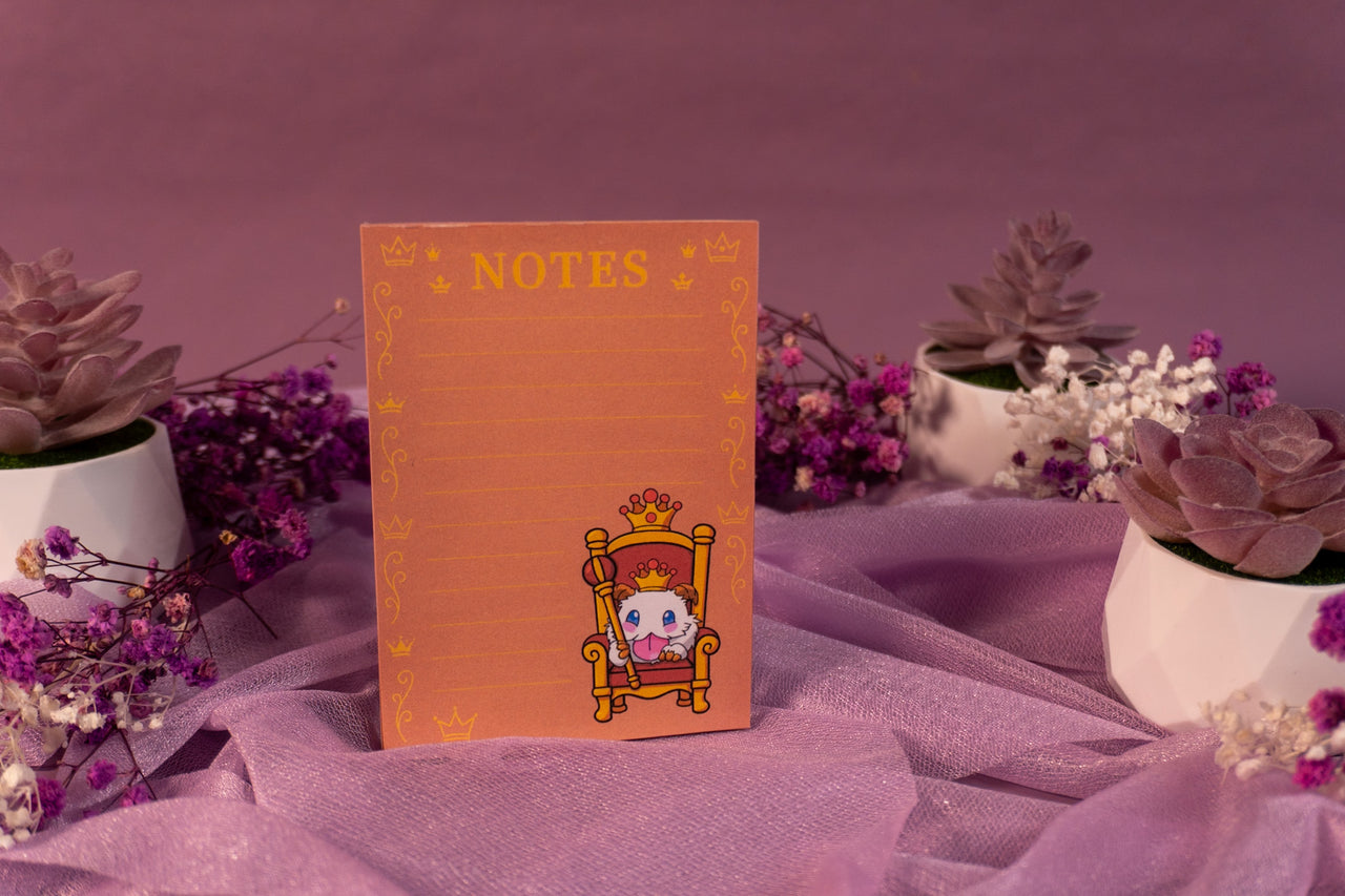Royal Poro King Throne Notepad