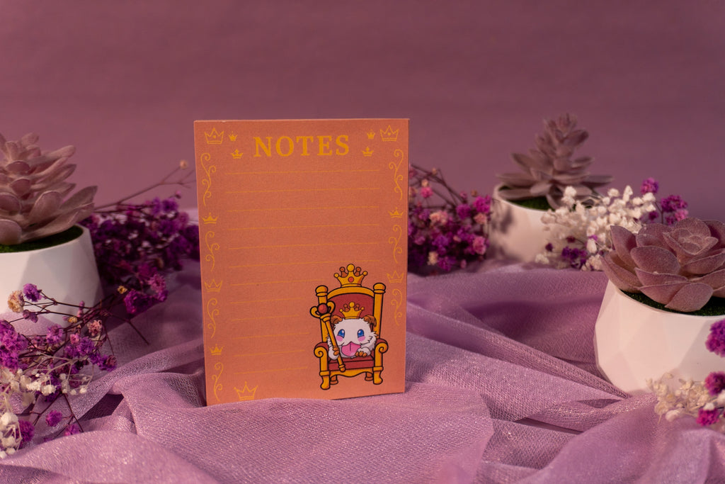 Royal Poro Queen Throne Notepad
