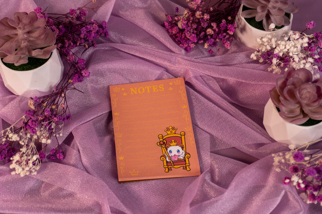 Royal Poro Queen Throne Notepad