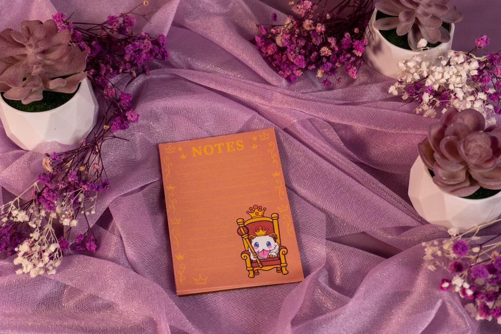 Royal Poro King Throne Notepad