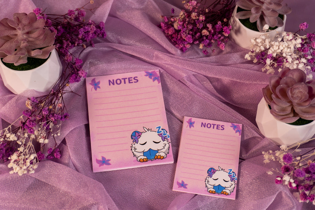Spirit Blossom Sleeping Poro Notepad