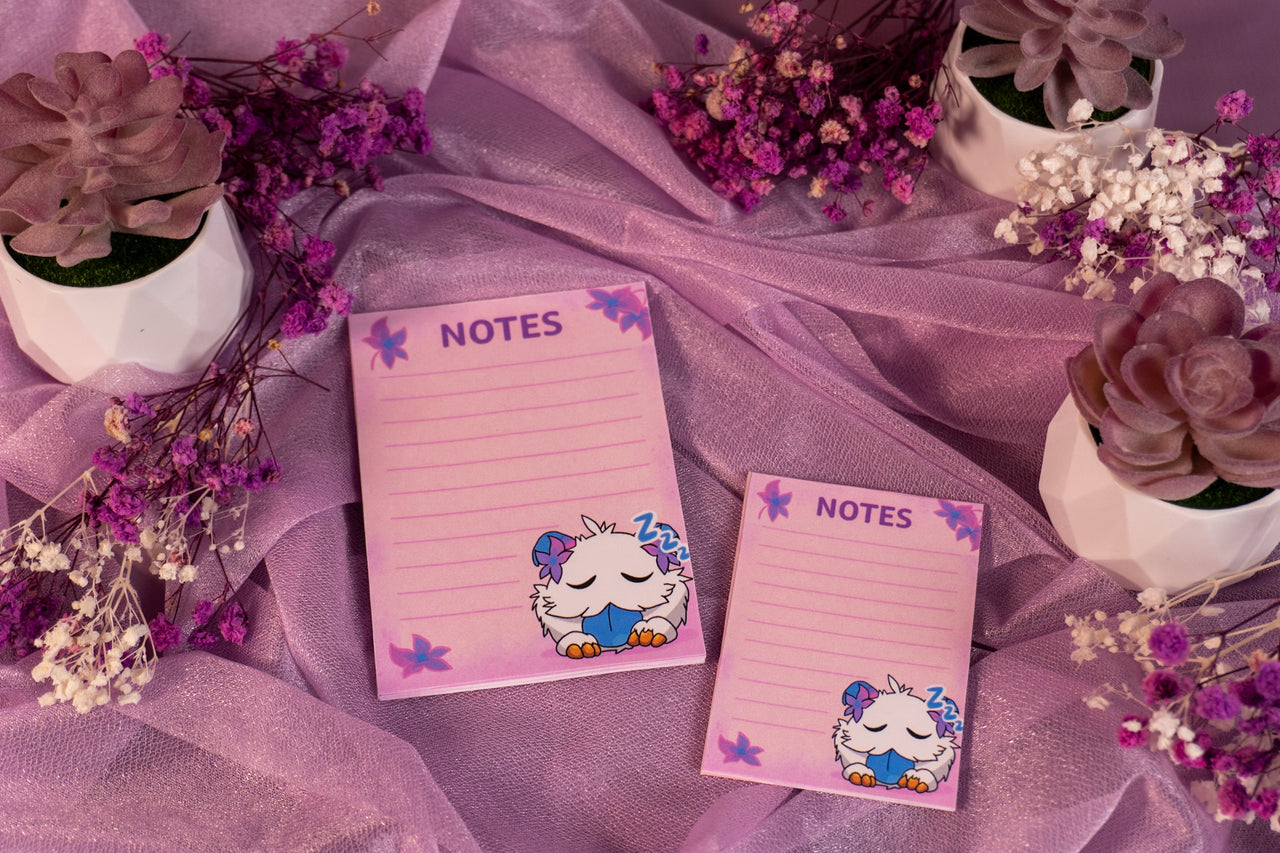 Spirit Blossom Sleeping Poro Notepad