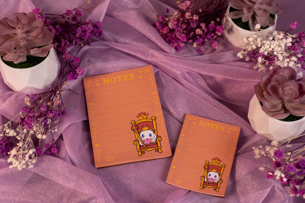 Royal Poro King Throne Notepad
