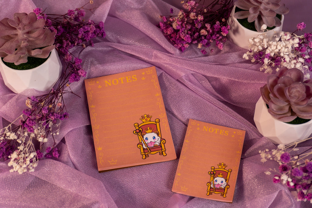 Royal Poro Queen Throne Notepad