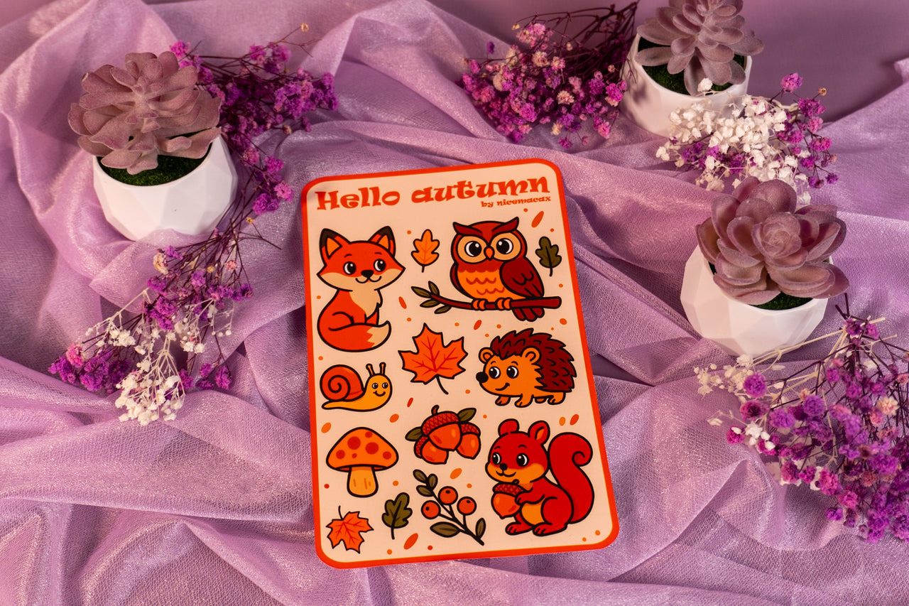 Hello Autumn Sticker Sheet