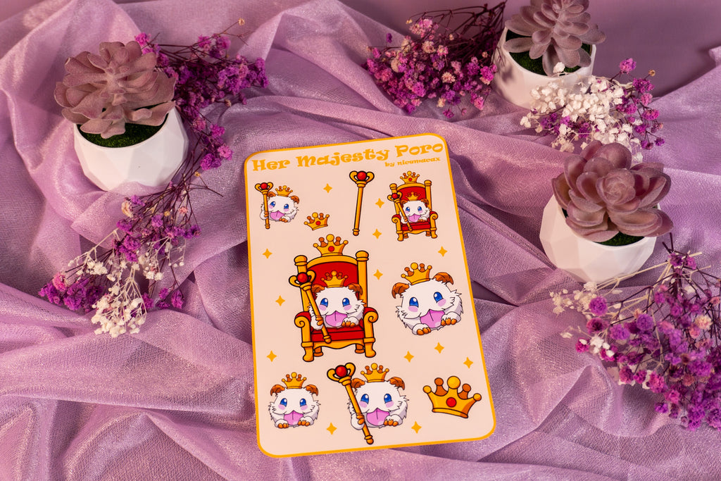 Her Majesty Poro Sticker Sheet