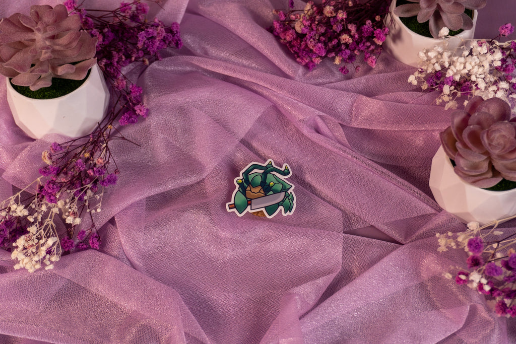 Scuttler Gentleman Crab Sticker