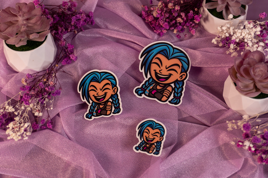 Jinx Happy Sticker