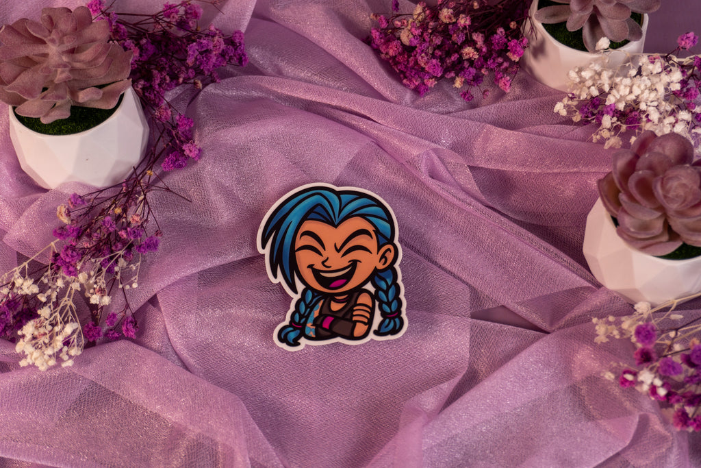 Jinx Happy Sticker