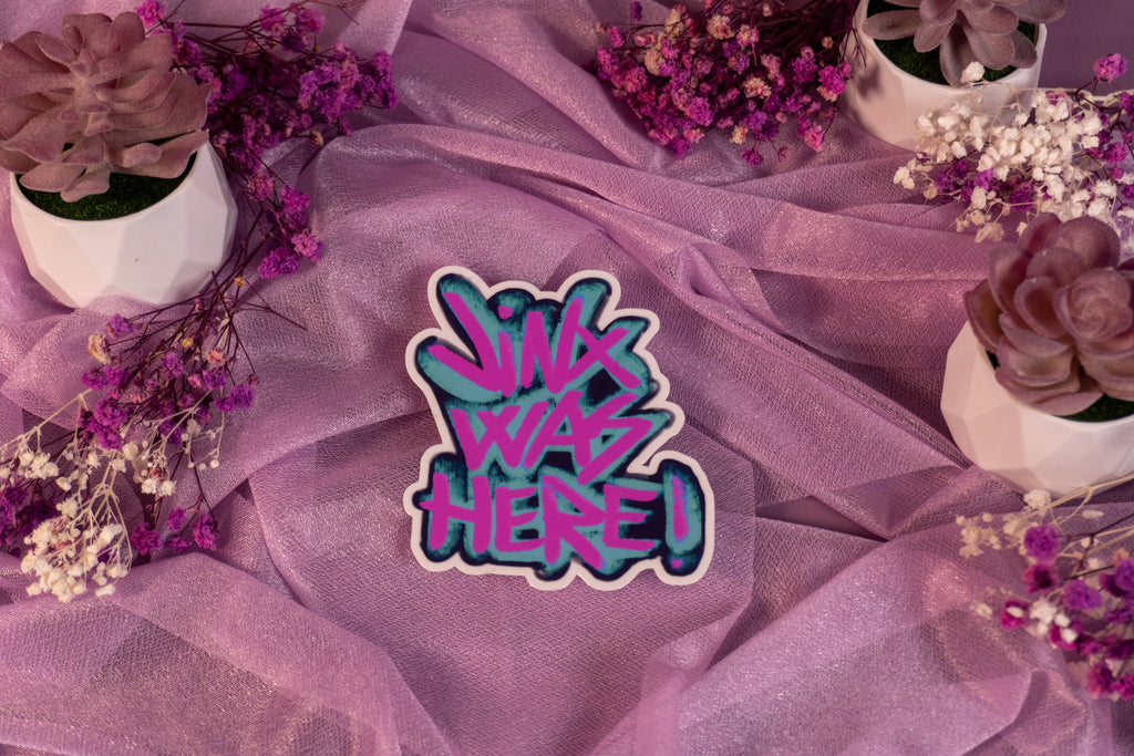 Jinx Graffiti Jinx Was Here Sticker