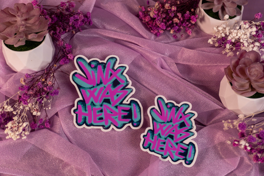 Jinx Graffiti Jinx Was Here Sticker