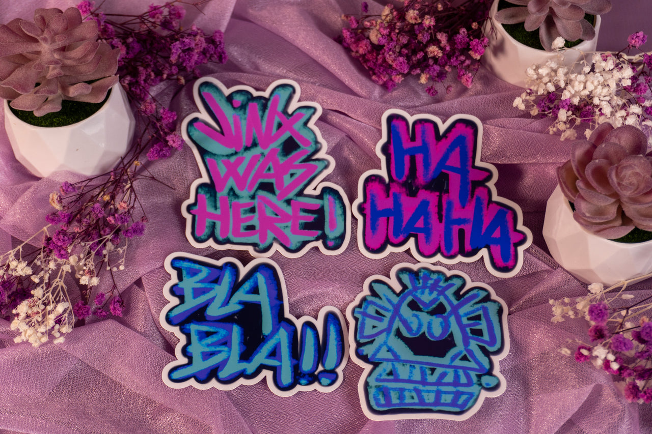 Jinx Graffiti Sticker Set